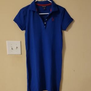 U.S. Polo Assn. Blue Shirt with Red Trim